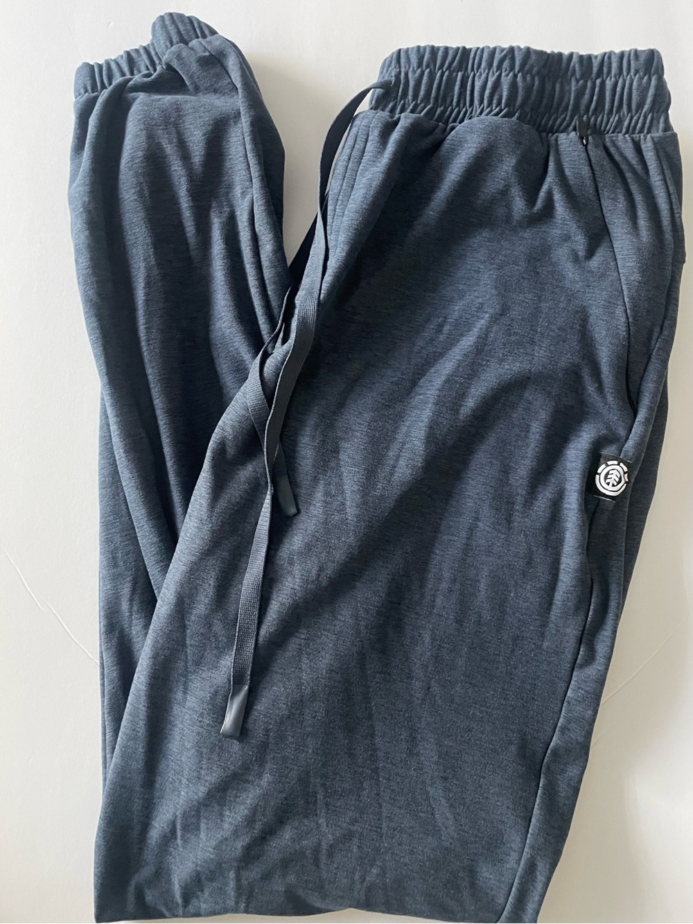 Element Active Men’s Blue Stretch Jogger Pants Zip Pocket Size M